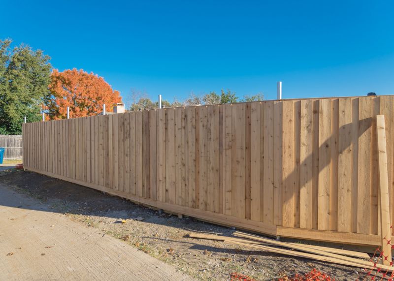 Wood Fence Installation detail